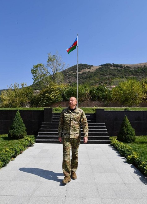 Aliyev'den işgalden kurtarılan Laçın'a ziyaret! 'Düşmanı tekrar yerine oturttuk'